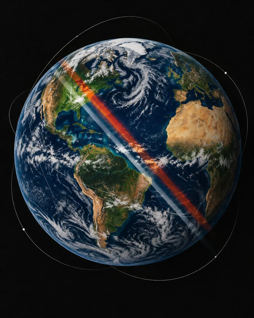 Global58 space conceptual illustration, not Pixxel documentary imagery