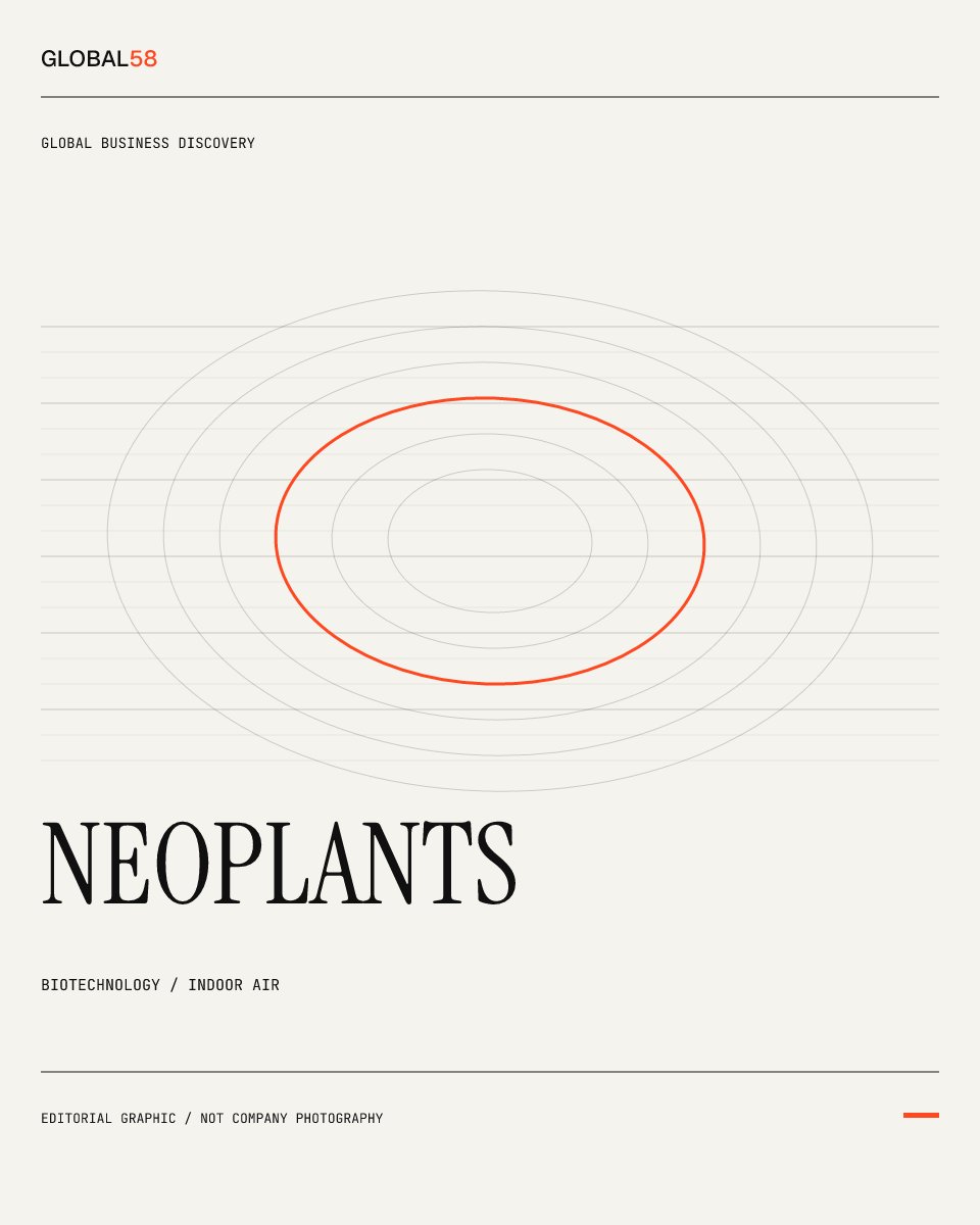 Neoplants typographic editorial graphic; not company photography